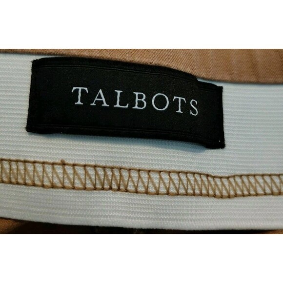 Talbots Pants Size OP Essex Ankle Pull On Tan - Picture 2 of 9